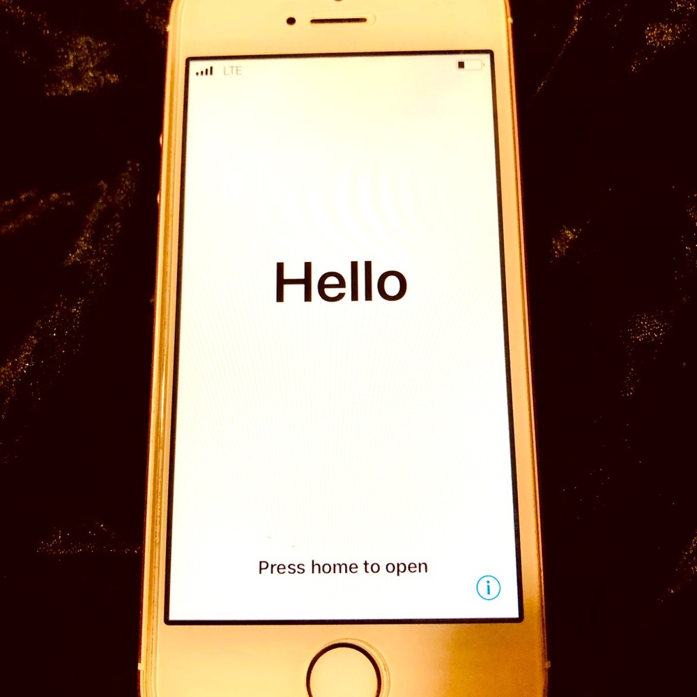 Factory Reset iPhone SE Rose Gold